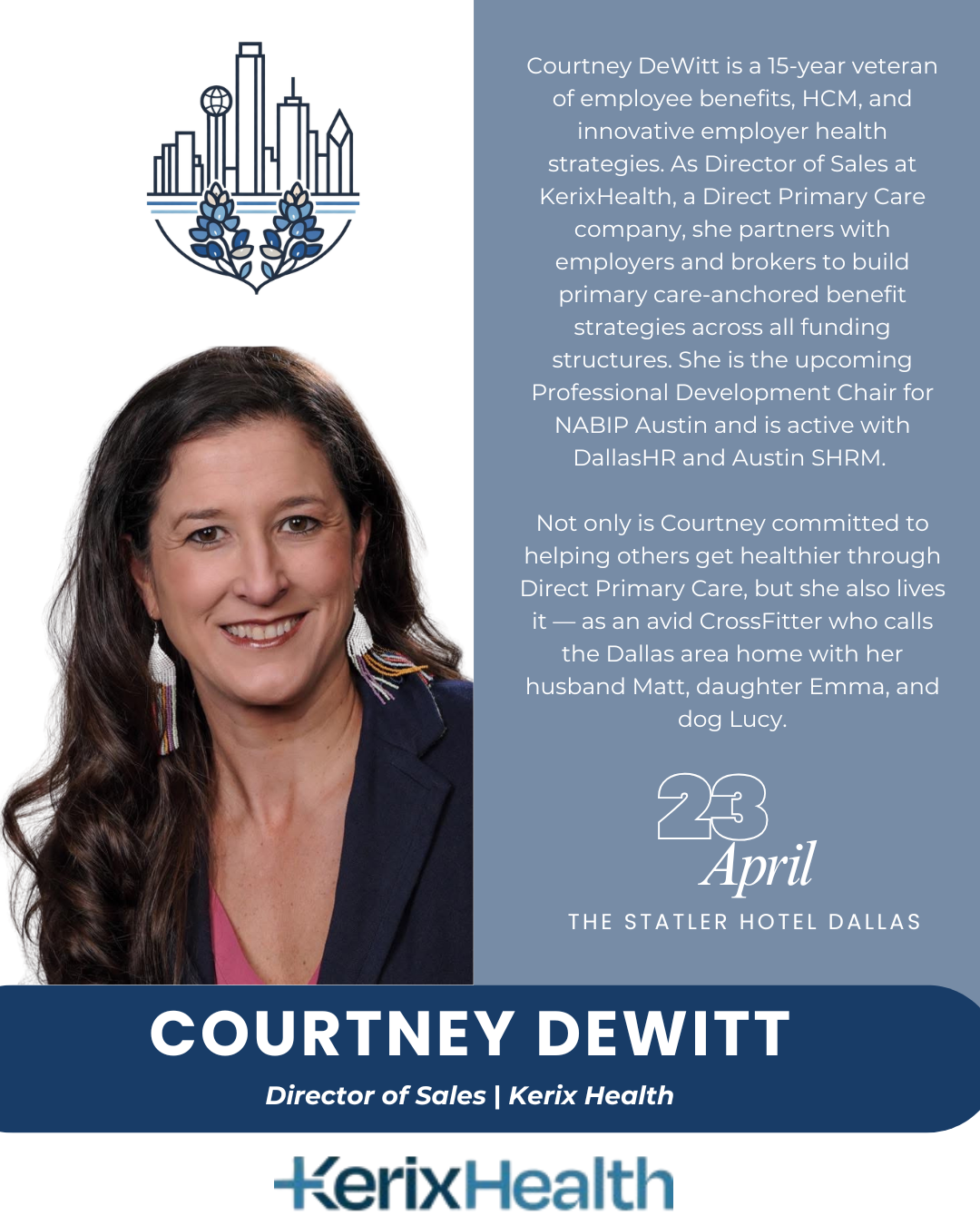 Courtney DeWitt — Director of Sales · Kerix Health