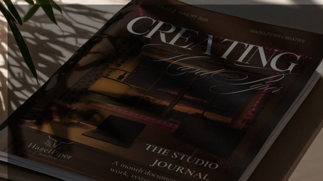 The Studio Journal magazine cover from Gwen's portfolio